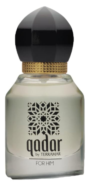 Terramar Qadar Oriental Gourmand Fragrance For Him Oud Wood and Vanilla Notes Arabian Tradition Inspired Perfume