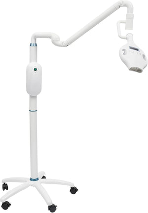 Teeth Whitening Machine 18v Dental Mobile Teeth Whitening Lamp Adjustable Angle Dental Led Whitenings Light Teeths Bleaching Accelerator w/3 Lighting Modes for Dental Clinics Hospitals Beauty Salons
