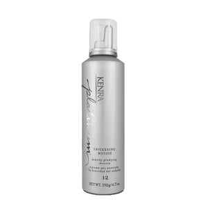 Platinum Thickening Mousse 12 | Volumizing Styler | Adds Fullness &amp Body | Humidity Protection Up To 48 hours | Density Plumping up tp 150% | Thermal Protection | All Hair Types