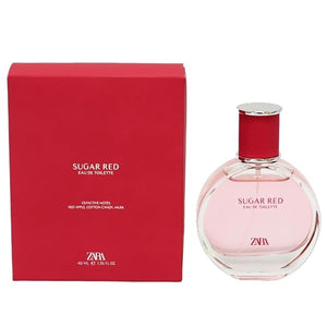 Zara Sugar Red Perfume for Girls Sweet Fruity Scent with Strawberry Cotton Candy and Praline Eau de Toilette 40ml (1.35 fl. oz.)