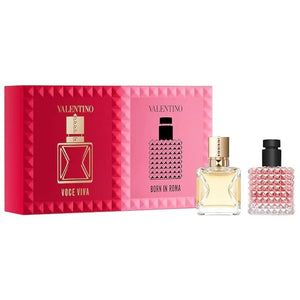 Valentino Mini Donna Born In Roma &amp; Voce Viva Perfume Set
