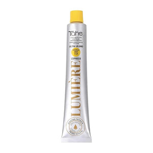 Tahe Lumiere Express Ultra Blonde Permanent Hair Color Cream (100.01 Platinum Natural Ash Blonde 100ml)
