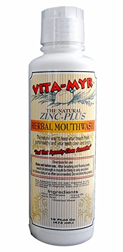 6 Pack VITA-MYR Natural &amp; Effective Herbal Mouthwash 16 oz