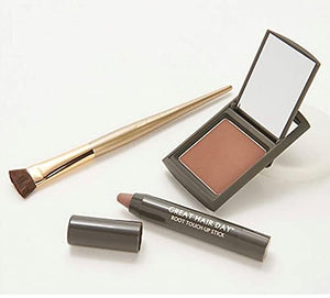 Joan Rivers Great Hair Day Root Touch Up Powder and Hair Color Stick - Root Cover Up Hair Powder and Root Touch Up Stick for Thicker Fuller Looking Hair (Red)