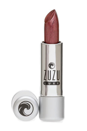 Zuzu Luxe Lip Color Lipstick (Temptress - Grape/Warm Pearl), Natural Ultra-Hydrating Lipstick, Paraben Free, Vegan, Gluten-free, Cruelty-free, Non GMO, 0.13 oz