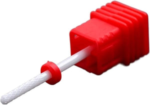 RHAIYAN 67 Styles Carbide Nail Drill Bits Rotate Electric Ceramic Milling Cutter for Manicure Gel Polish Remover Nail Files Pedicure Specific (Color : 7TRed)