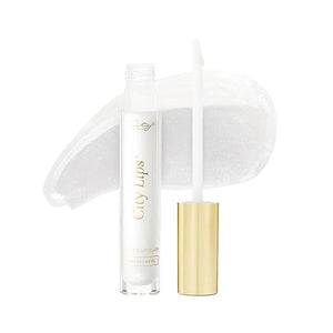 City Beauty City Lips Plumping Lip Gloss Silver Skyline - High-Shine Gloss for Fuller, Younger-Looking Lips | Hydrating &amp; Smoothing Lip Treatment Hyaluronic Acid