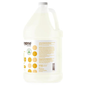 Everyone 3-in-1 Soap Body Wash Bubble Bath Shampoo 1 Gallon Coconut and Lemon made with Essential Oils for Men and Women