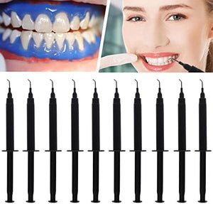 Teeth Whitening Gum Protector Gel Blue 10Pcs 3ML Professional Dental Gum Dam Gingival Barrier Gel for Tooth Bleaching Salon