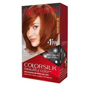 Revlon ColorSilk Hair Color 42 Medium Auburn 1 ea (Pack of 6)