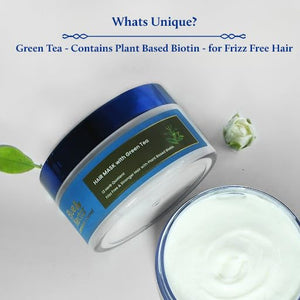 Blue Nectar Anti Frizz Hair Mask for Dry &amp; Frizzy Hair | Enriched with Natural Herbs for Hair Growth (13 herbs, 7 Oz)
