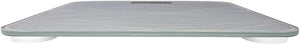 Escali Digital Glass Bath Scale for Body Weight Bathroom Body Scale High Capacity of 400 lb Battery Included Grey Waves