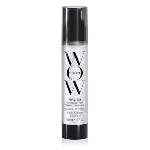 COLOR WOW Pop + Lock High Gloss Finish ? Frizz Control Serum | Prevent Color Fade, Seal Split Ends, and Add Gloss | Get Silky, Shiny Hair!