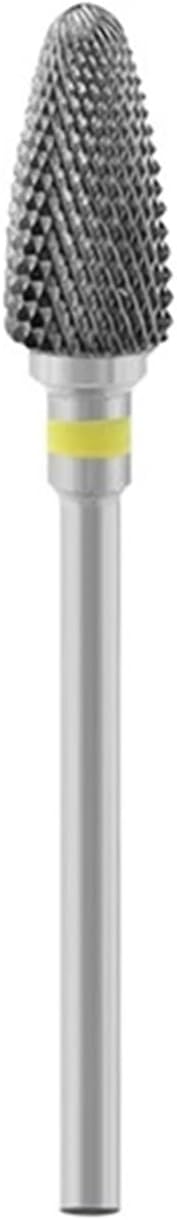 RHAIYAN 67 Styles Carbide Nail Drill Bits Rotate Electric Ceramic Milling Cutter for Manicure Gel Polish Remover Nail Files Pedicure Specific (Color : 1WYellow)