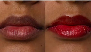 Typology Tinted Lip Oil - Shade 1 Ruby Red &amp; Complimentary Sheet Masque