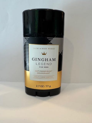 Bath and Body Gingham Legend Antiperspirant Deodorant for Men | 2.7 OZ