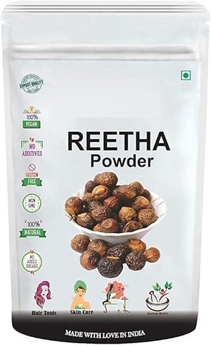 hyd Ayurveda 100% Pure Reetha Powder | Reetha for Hair | for Skin | for Face 100 Grams