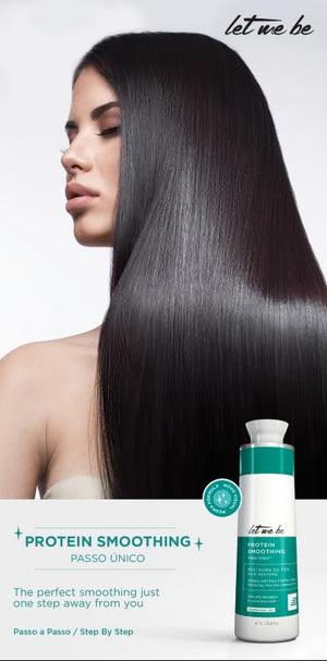 Let Me Be Hair Keratin Treatment: Brazilian Protein Smoothing, Moisturizing, Frizz-Free, &amp; Intensive Shine in a Single Step. Effective 500ml/16.91oz for Straight, Lustrous Hair