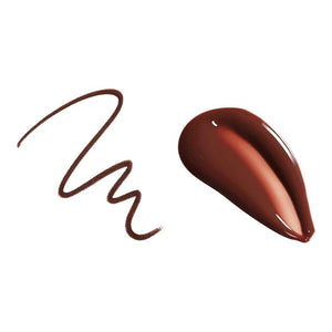 KYLIE Glossy Lip Kit contoured shades + glossy finish | Color Rich Brown - 2 piece Liner and Glaze Set 0.04oz Crayon | 0.10 fl oz Gloss