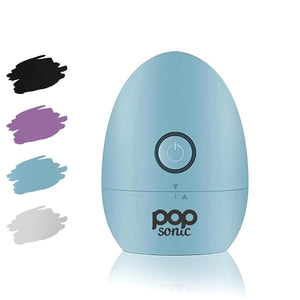 Pop Sonic Moon Shaver (Slate) - Face &amp Body Shavers for Men &amp Women - 3 Floating Rotary Heads Face Shaver w/Removable Cap - Long Lasting Lithium-ion Battery Portable Electric Shaver &amp Leg