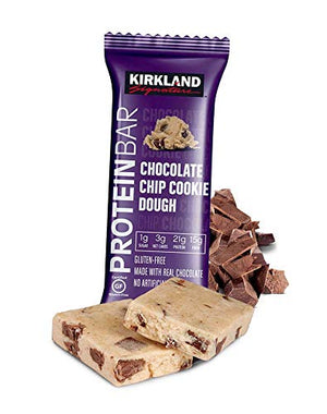 Bulk Pack Protein Bars (Kirkland Signature Chocolate Chip Cookie Dough 20-Pack)