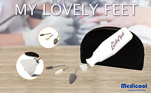 Medicool My Lovely FeetProfessional Battery Nail Drill with Case and Bit Kit | MY LOVELYF