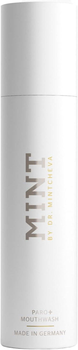 Mint PARO+ mouthwash - Innovative Formula - Care for Teeth and Gums - Against periodontal Disease Gum Irritation Bleeding Gums - by Dr. Mintcheva