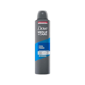 Dove Men + Care Cool Fresh Antiperspirant Deodorant Spray 48 Hour Powerful Protection 8.4 Ounce (Pack of 6)