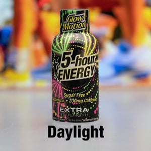 5-hour ENERGY Extra Strength Glow Motion Fruity Rainbow Fusion Flavor Energy Shot 1.93oz 30-Pack