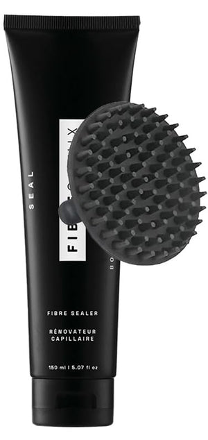 Fibre Clinix Fibre Sealer 5.07 oz and Scalp Massager Brush | Professional Hair Treatment for Smooth Strong and Healthy Hair