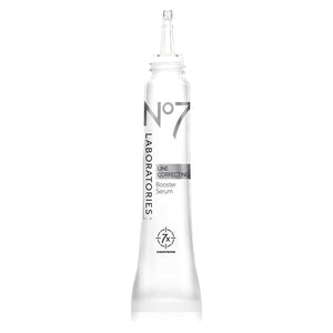 No7 Laboratories Line Correcting Booster Serum - Potent Collagen Peptide Serum for Fine Lines and Wrinkles - Moisturizing Formula for All Aging Skin Types (25 ml)