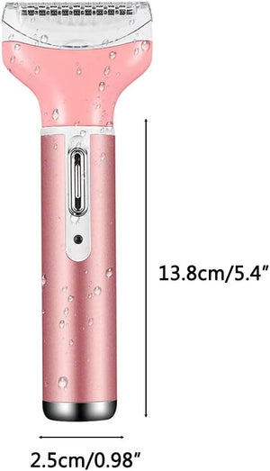 Electric Shaver Women, 4 in 1 Women's Shaver Face, Nose, Eyebrows and Body, Electric Bikini Trimmer (Figure)