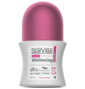 Starville Roll on Light Pink with Coconut Scent 60 ml