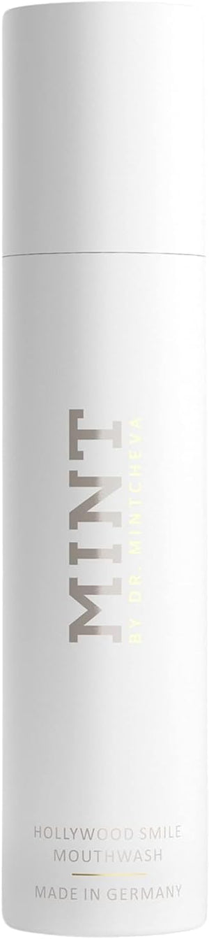 Mint Hollywood Smile Mouthwash ? 2-Phase Whitening Formula with Hydrogen Peroxide 01% &amp Sodium Polyphosphate ? Alcohol-Free ? Vegan ? 6.76 fl oz