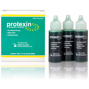 Protexin Mouthwash Concentrate Zinc Chloride Fresh Mint 1 oz 3/Box