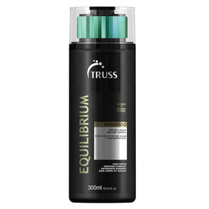 TRUSS Equilibrium Shampoo for Oily Hair - Itchy Scalp Treatment for Color-Treated Hair - Helps Balance Oily Scalp &amp Dry Ends - Hydrating &amp Cleansing Formula - Salt &amp Dye-Free (10.14 oz)