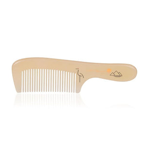 TAN MUJIANG Hair Comb Sheep Horn Mini Size Portable 1pc