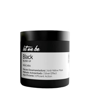 Let Me Be Black Mask Blond Up Silver Effect 500g (17.6 oz) ? Toning Mask for Blonde Silver &amp Gray Hair ? Neutralizes Yellow Tones Enhances Cool Shades &amp Hydrates ? For Bleached or Highlighte