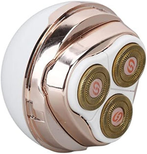 Electric Razors for Women 3 Blades Facial Hair Removal with Detachable Head for Women's Legs Bikini Face Lips Hairs 360 Degrees Shaver for Women Easy to Clean