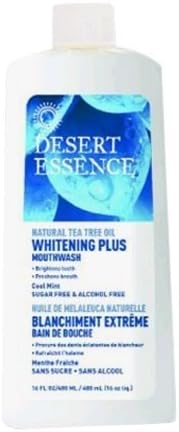 DESERT ESSENCE MOUTHWASH,T/T,WHTNG,MINT, 16 FZ