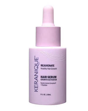 Keranique Hair Growth Activator Serum for Women - Multi-Peptide Scalp Revitalizer for Thinning Hair Density &amp Loss Care Energizing Organic Treatment with Keratin Amino Complex Peptides &amp Bi