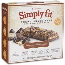 Simply Fit Chewy Snack bars Chocolate Chip Drizzle