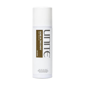 UNITE Hair - Gone in 7SECONDS Root Touch-Up - Temporary Root Concealer That Blends and Covers Grays - Ideal for All Hair Types Light Brown 2.0 oz