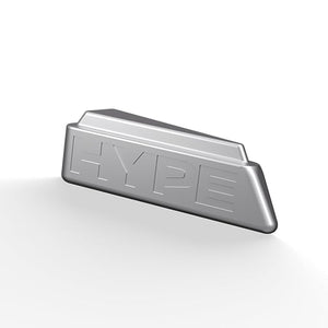 HYPE X1 Razor Stand - CNC Machined Aerospace-Grade Aluminum - Secure &amp Stylish Storage for X1 Razor - Prevents Blade Dulling and Corrosion - Enhances Hygiene &amp Aesthetics -Silver