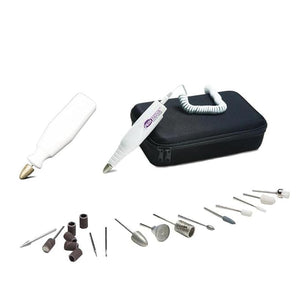 Medicool Pedinova Pro Nail File Machine for Manicure and Pedicure with Travel Case and Bit Kit + Travel Bundle | PedinovaPro+TravelHP