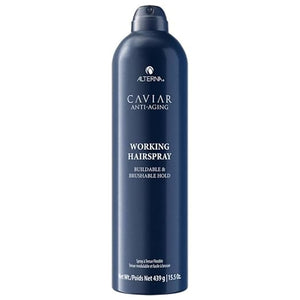 Alterna CAVIAR Anti-Aging Working Hairspray | Buildable Brushable Hold | Helps Control Frizz &amp Adds Shine | Sulfate Free
