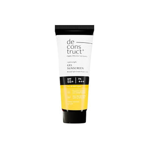 De-construction Lightweight Gel Sunscreen with SPF 55+ PA+++, Broad Spectrum Protection, 50g