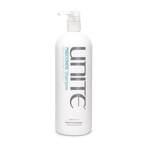 UNITE Hair - 7SECONDS Shampoo ? Moisture-Enriched Color-Safe &amp Hydrating Professional Shampoo ? Protects from UV and Heat Damage Enhances Shine Sulfate-Free &amp Vegan 32 Fl Oz