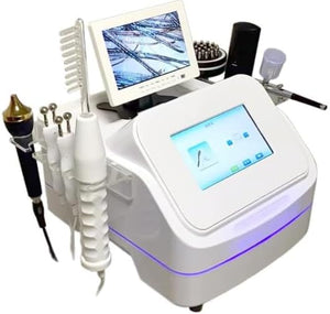 Skin Hair AnalyzerScalp Massager with 7 Handles Anti Hair Loss Hair Follicle Detector Scalp Care Machine for Hair Loss/Moisture/Flexibility/Oil Content