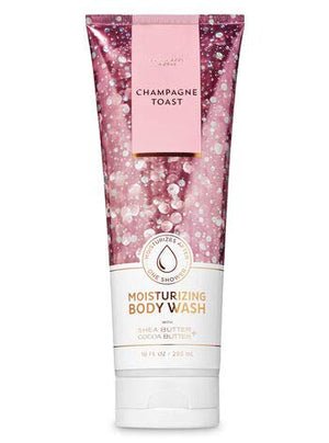 Bath and Body Works - Champagne Toast - 3 pc. Gift Set - Moisturizing Body Wash Fine Fragrance Mist and Ultra Shea Body Cream - (2019 Edition)